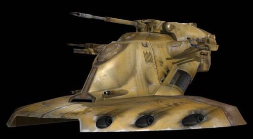 A picture of a Trade Federation Tank