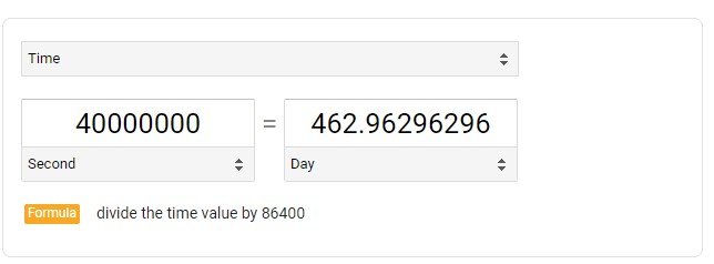 463 Days!